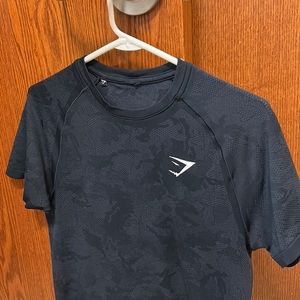Gymshark Geo Shirt. Medium. Black